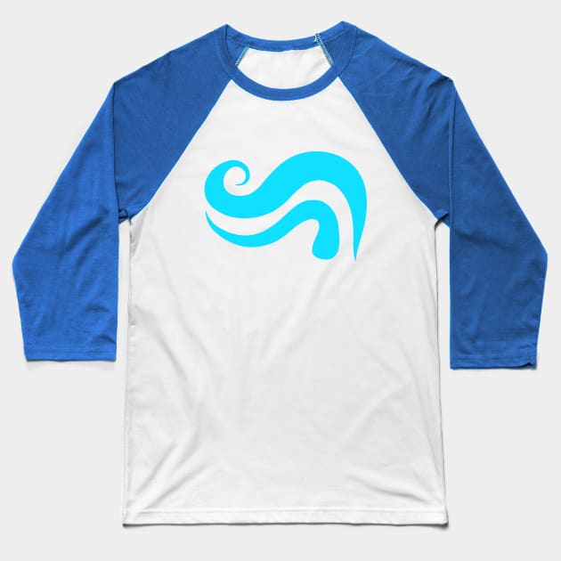 Homestuck Breath Aspect Symbol Baseball T-Shirt by Frosty Zalo